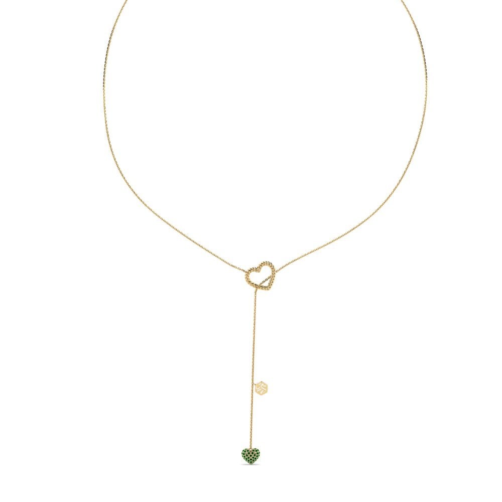Green Zirconia Women's Necklace Miguelitos