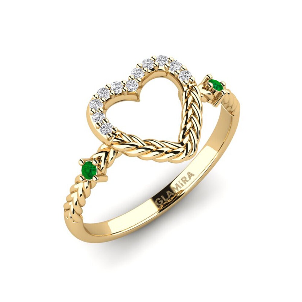 Émeraude Bague Mingora
