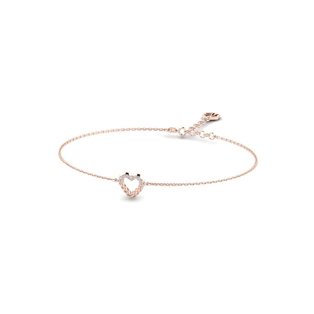 Or rose 14k Bracelet pour femme Muridke