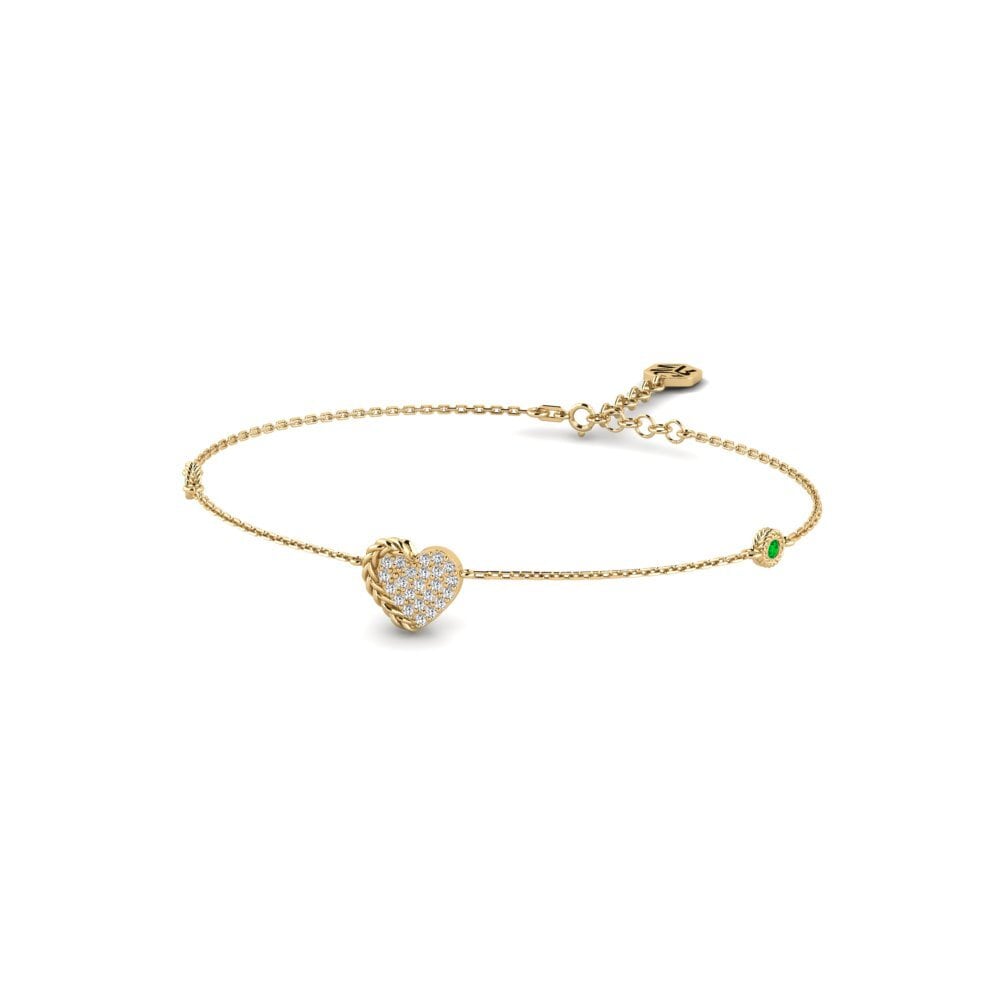 Émeraude Bracelet pour femme Myliutave