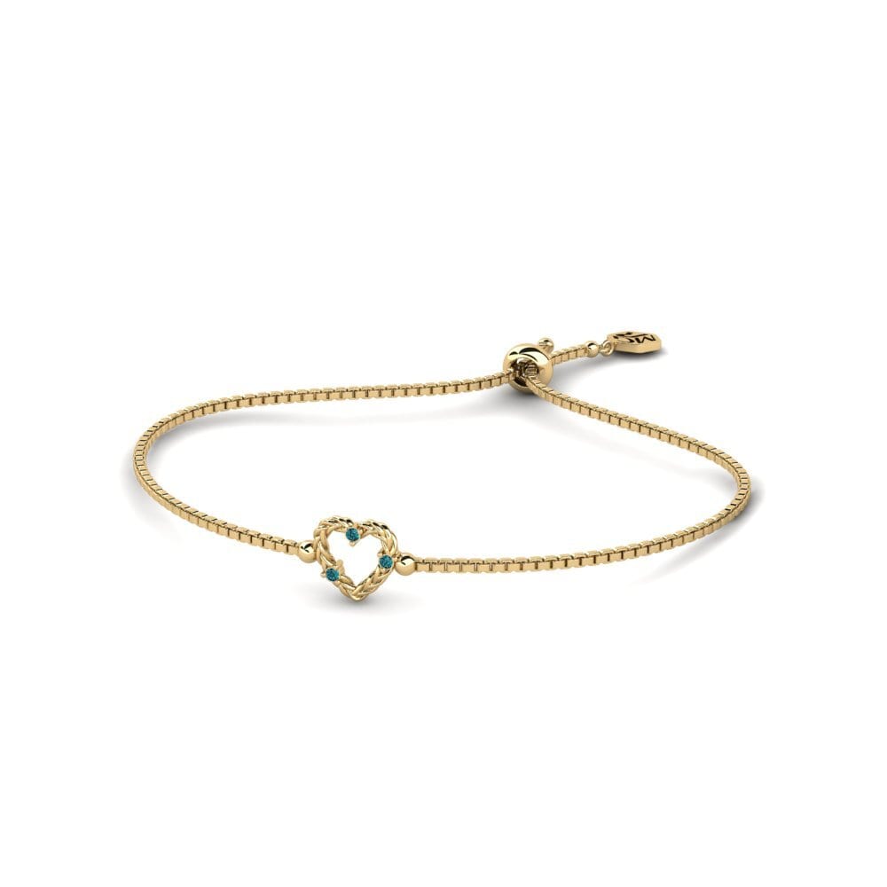 Diamant Bleu Bracelet pour femme Odeleite
