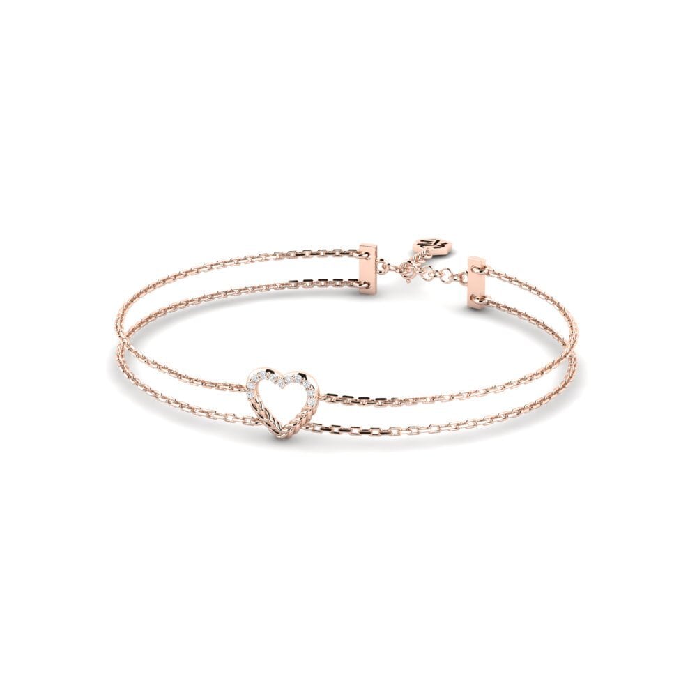 Or rose 14k Bracelet pour femme Panguma