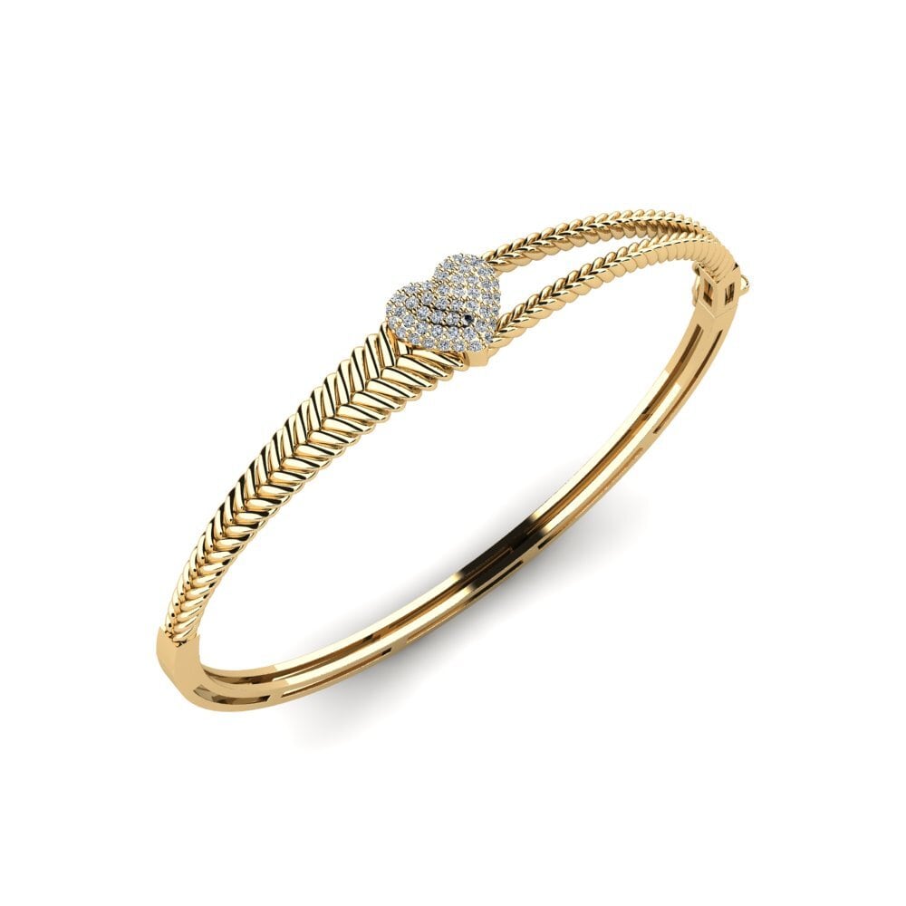 Zircone Bracelet jonc femme Pecorino