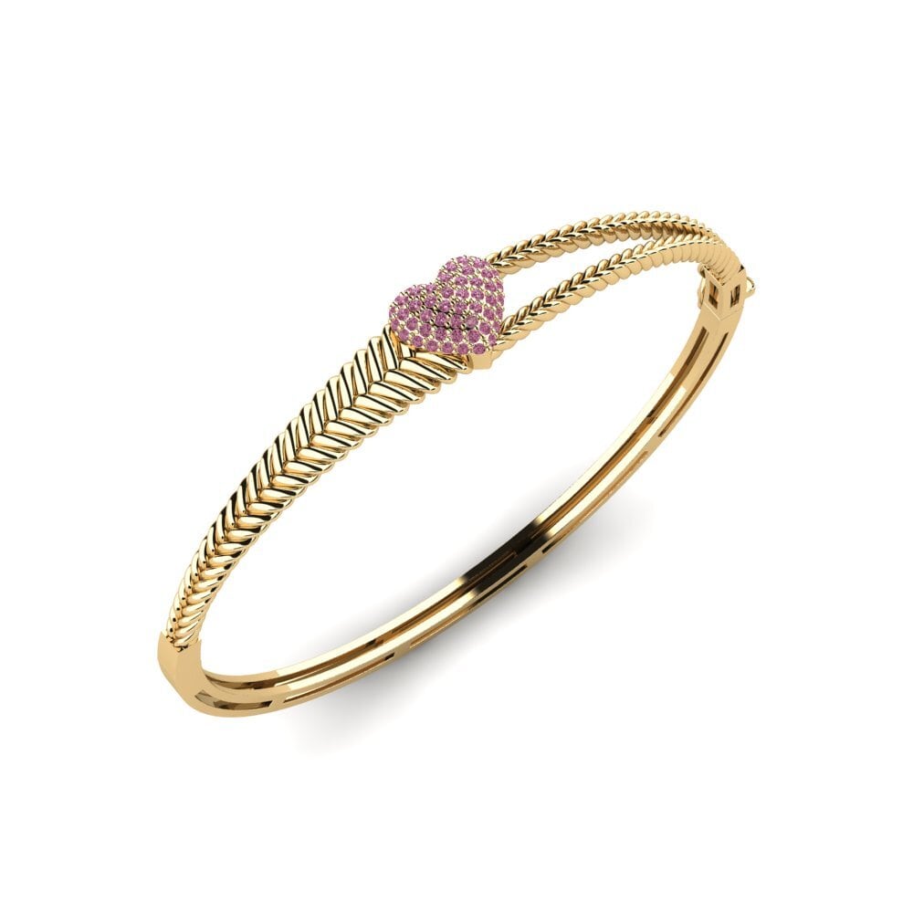 Grenat de Rhodolite Bracelet jonc femme Pecorino