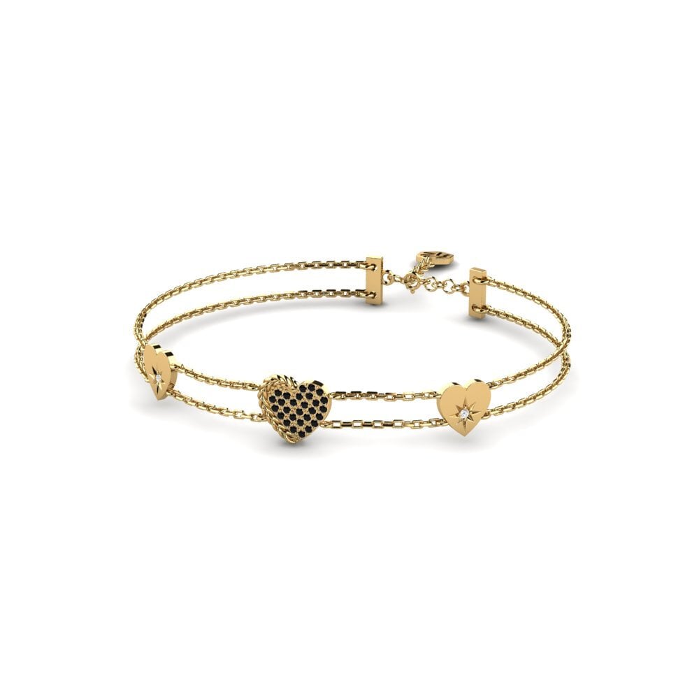 Onyx Noir Bracelet pour femme Tresno