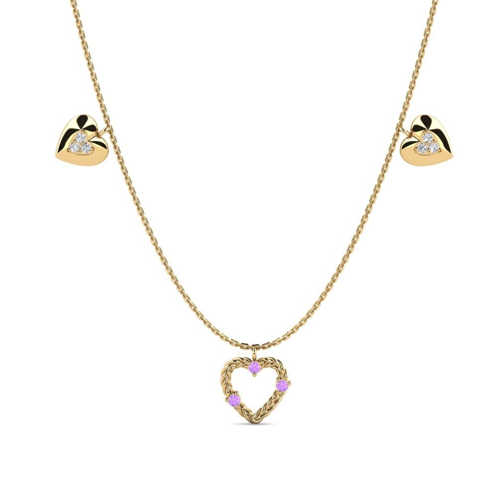 Amethyst Women's Necklace Tsingoni