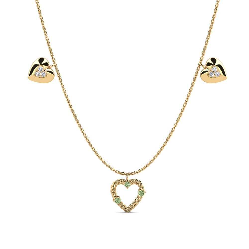 Green Diamond Women's Necklace Tsingoni