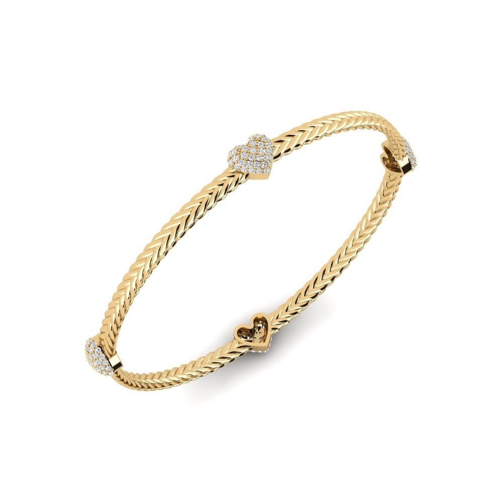 Zircone Bracelet jonc femme Turron