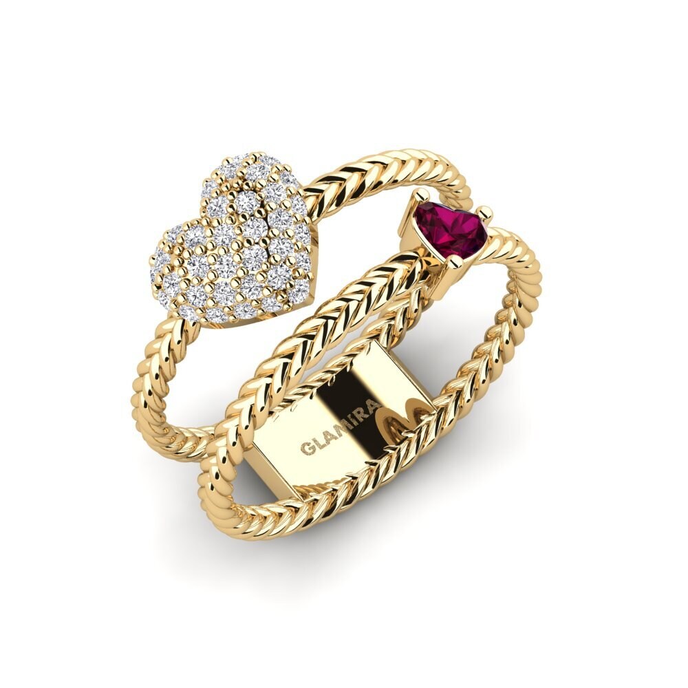Rhodolite Garnet Ring Verdot