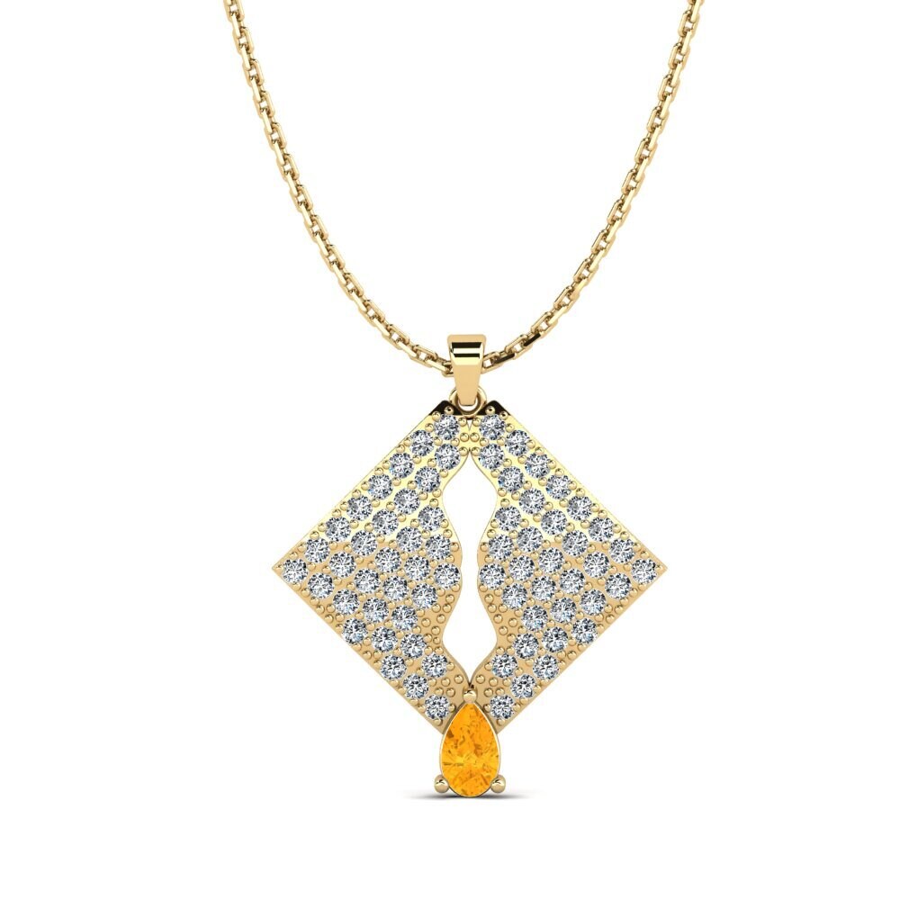Citrine Women's Pendant Ailla