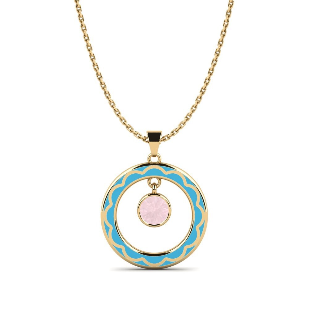 Rose Quartz Women's Pendant Apoliu
