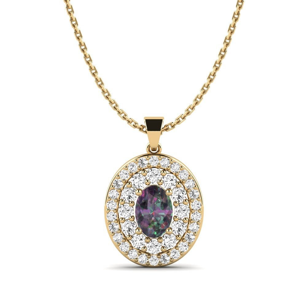 Mystic Topaz Women's Pendant Bornel