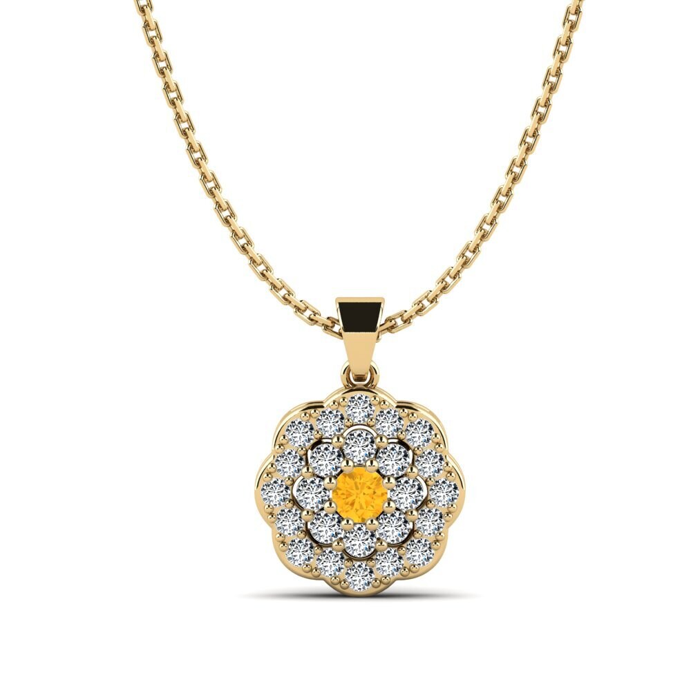 Citrine Women's Pendant Burlats