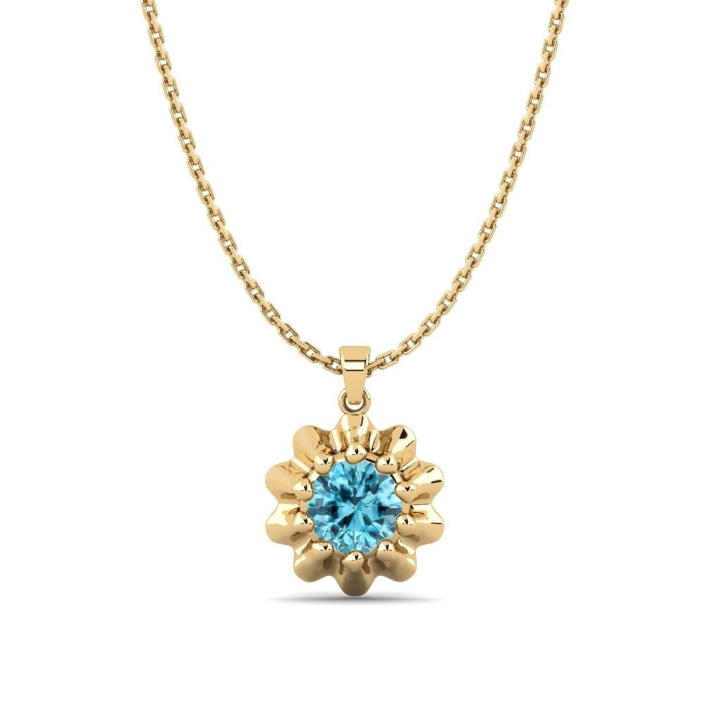 Blue Zircon Women's Pendant Cheapen