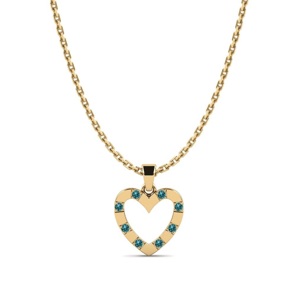 Blue Diamond Women's Pendant Dareeld