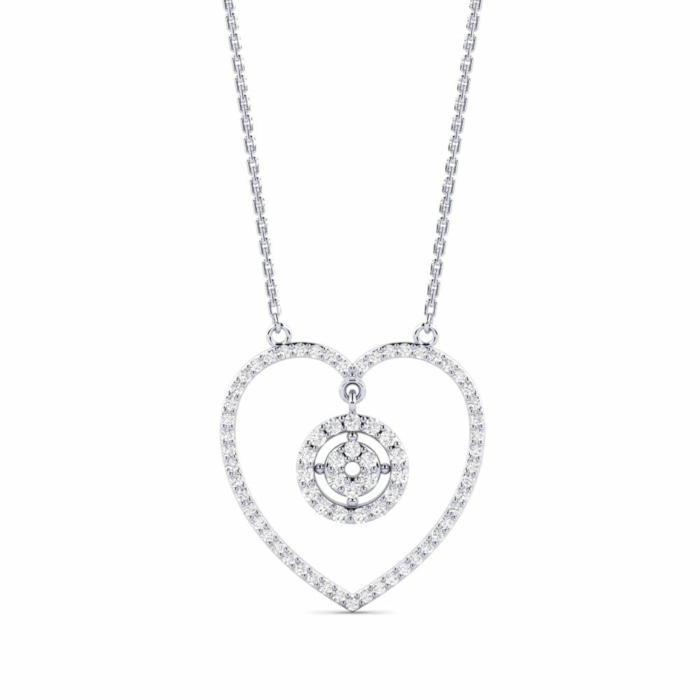 White sapphire Women's Necklace Paynim