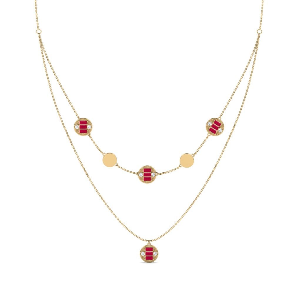 Ruby Women's Necklace Ulrenesd