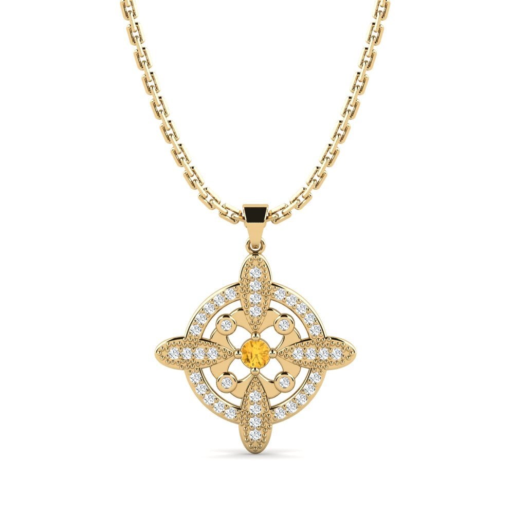 Citrine Women's Pendant Wivess