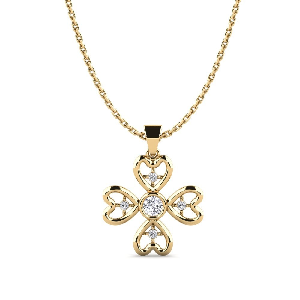 Diamant Damen anhänger Ymbres