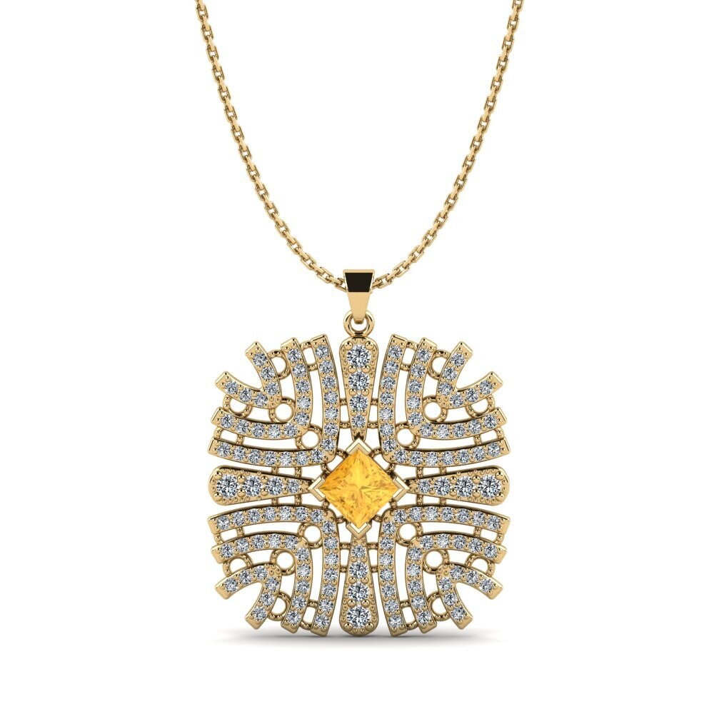 Citrine Women's Pendant Zentadl