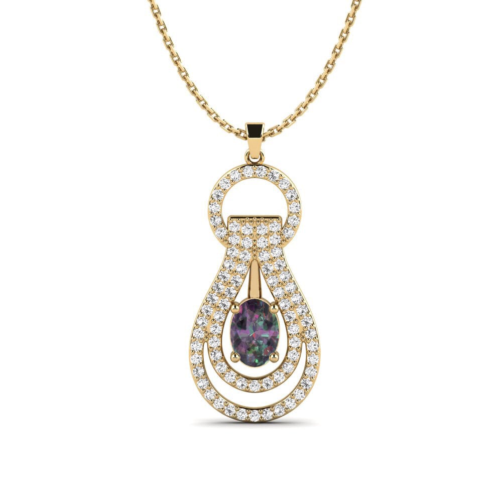 Mystic Topaz Women's Pendant Zeuse