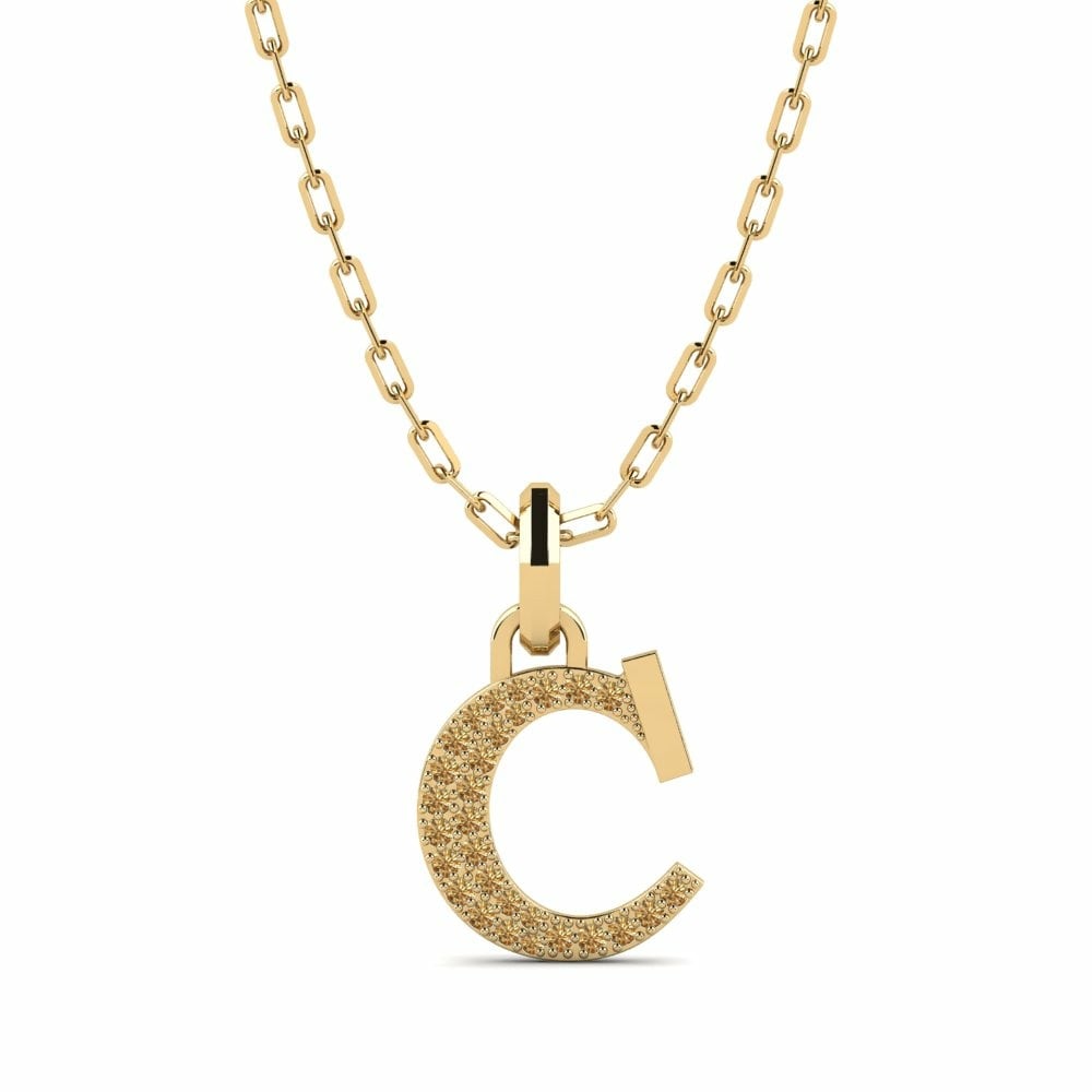 Diamante Marrone Ciondolo da uomo Aisne - C