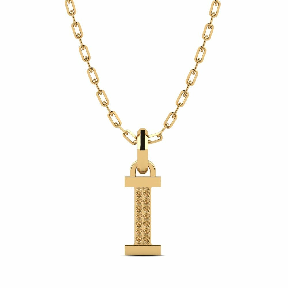 Diamante Marrone Ciondolo da uomo Aisne - I