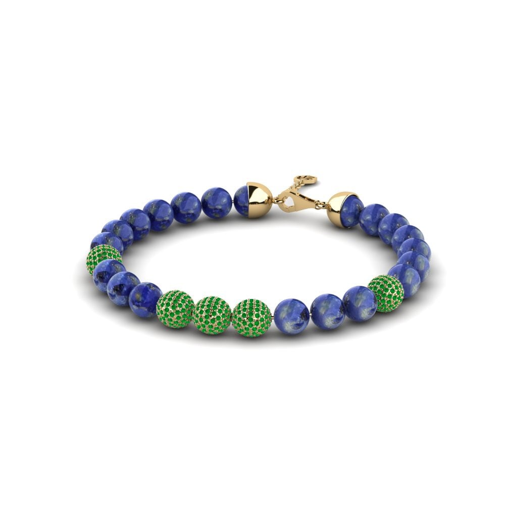 Emerald Men's Bracelet Albarine