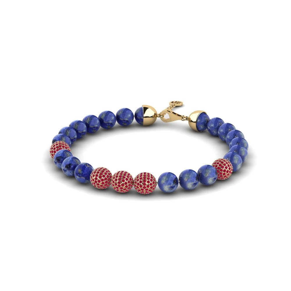 Ruby Men's Bracelet Albarine