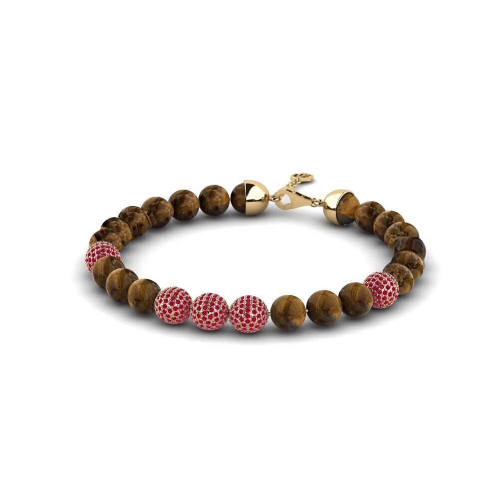 Ruby Men's Bracelet Albarine
