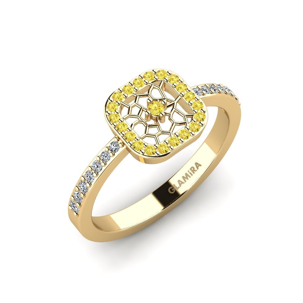 Yellow Sapphire Engagement Ring Brulange