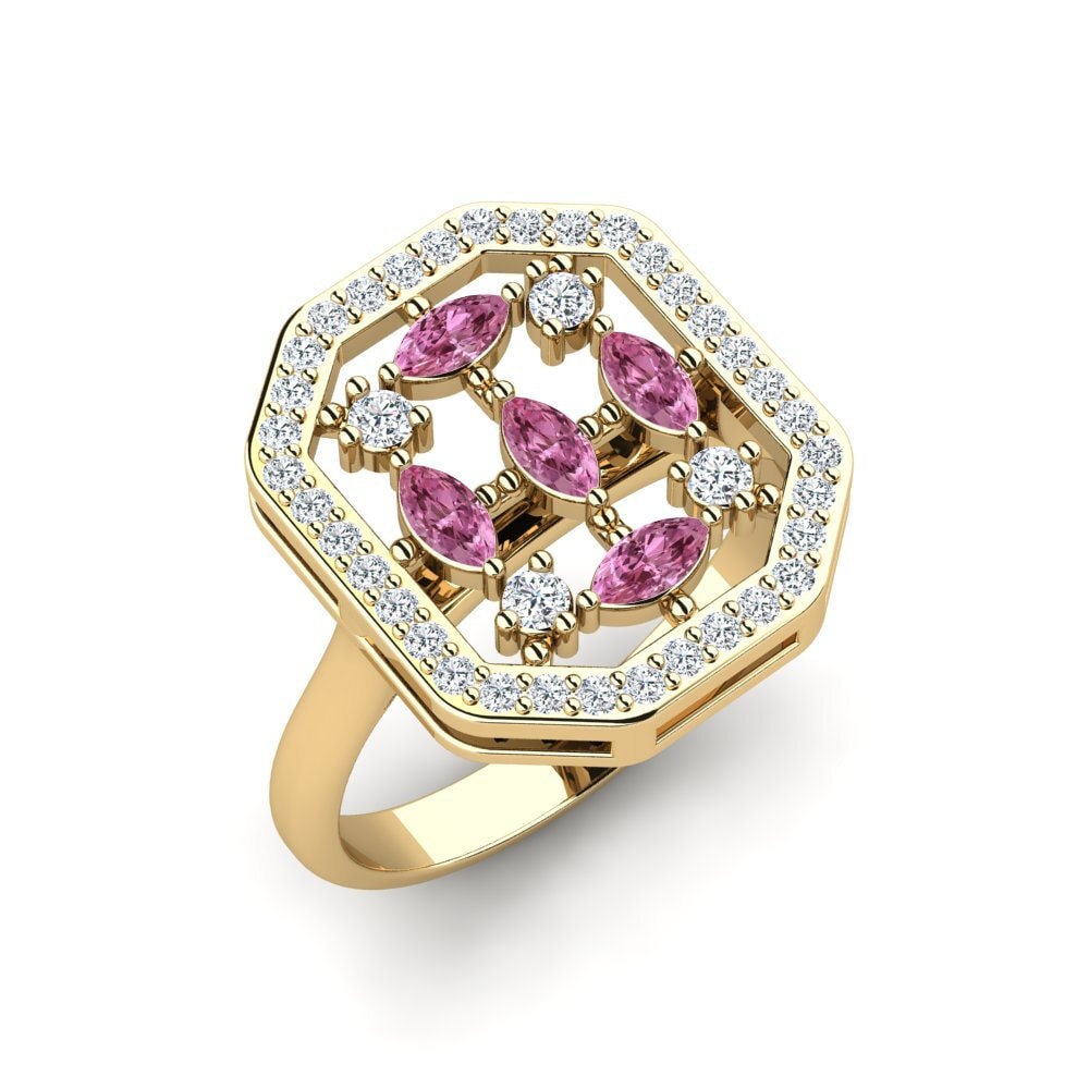 Marquise Rhodolite Garnet Engagement Ring Buous