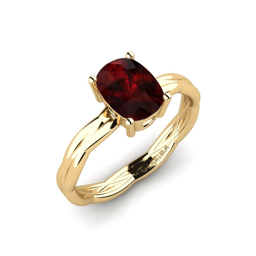 Grenat Bague de fiançailles Cushino