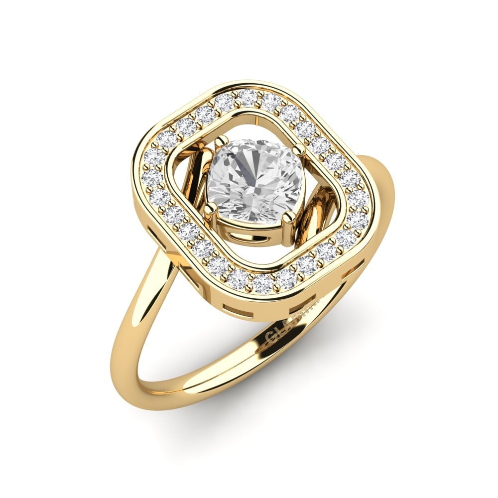 White sapphire Engagement Ring Ellenurp