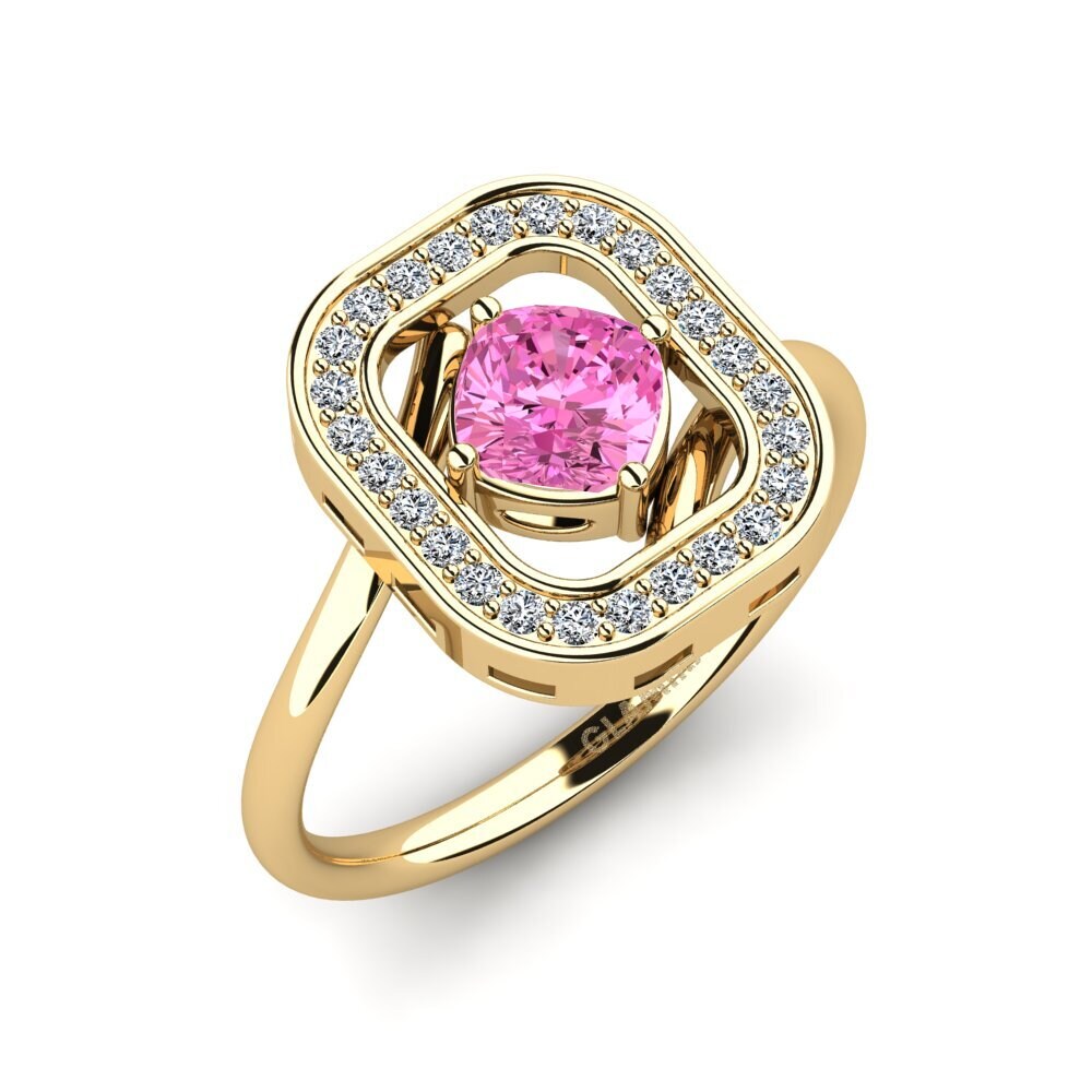 Pink Topaz Engagement Ring Ellenurp