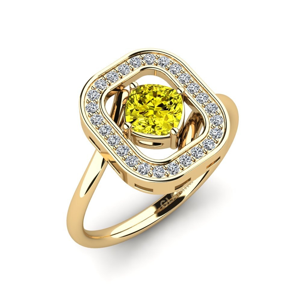 Yellow Diamond Engagement Ring Ellenurp