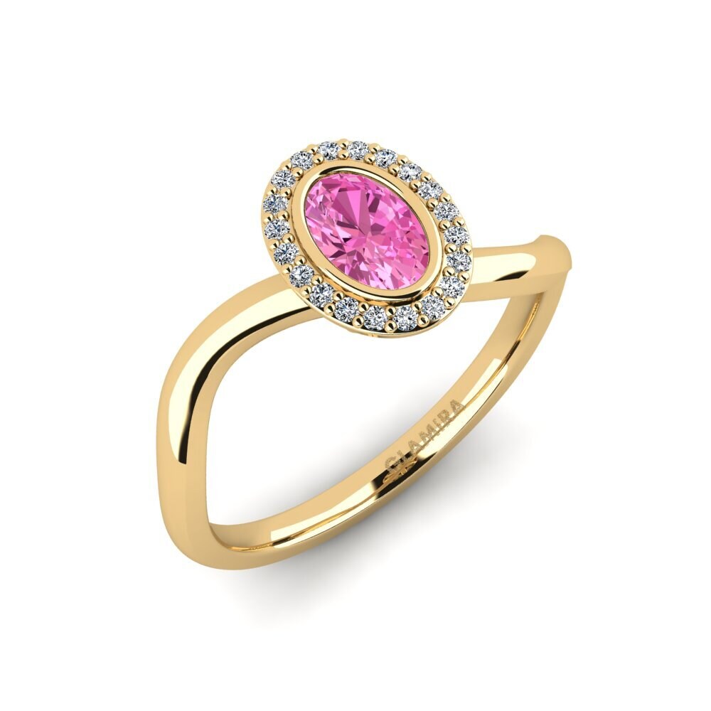 Pink Topaz Engagement Ring Fagutimes