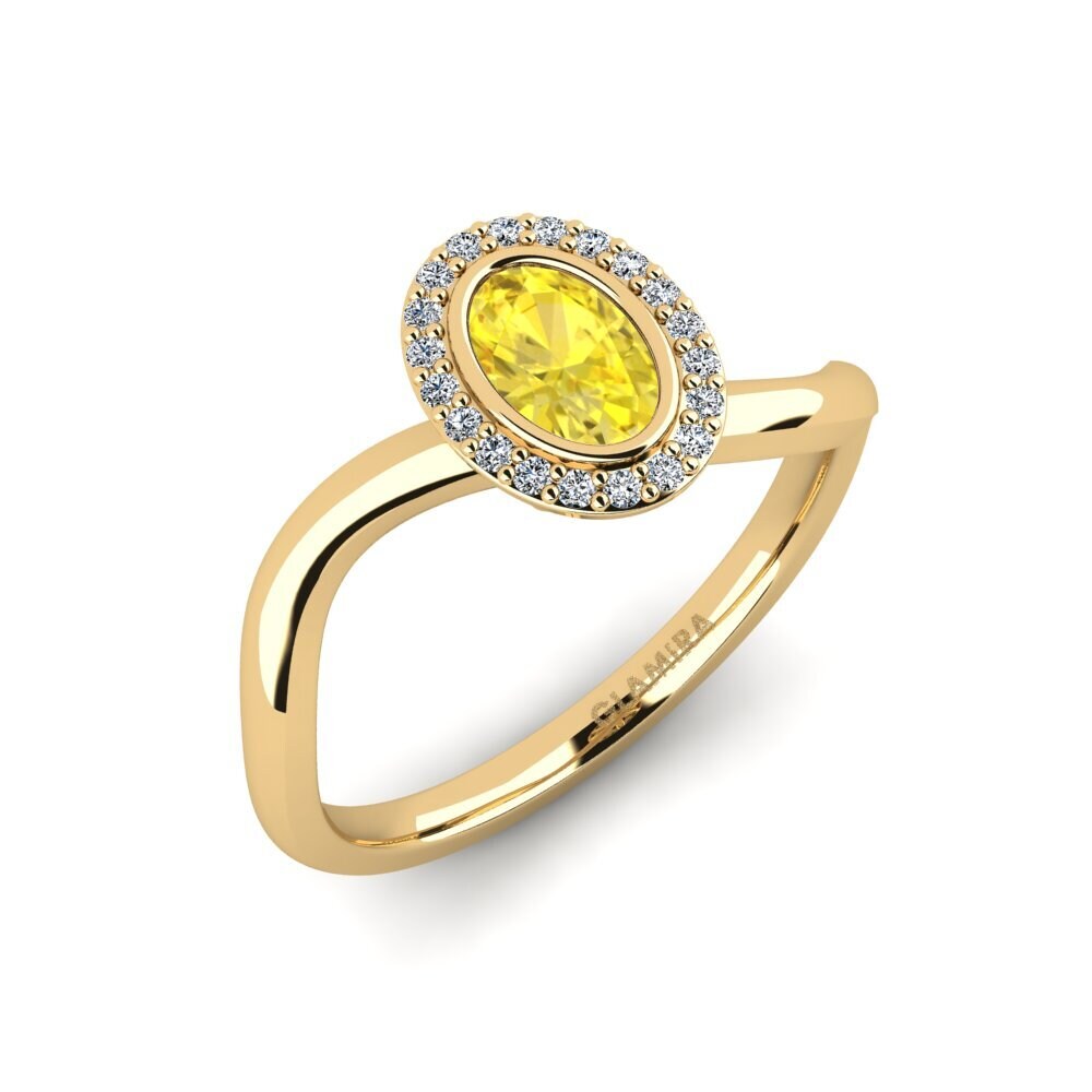 Yellow Sapphire Engagement Ring Fagutimes