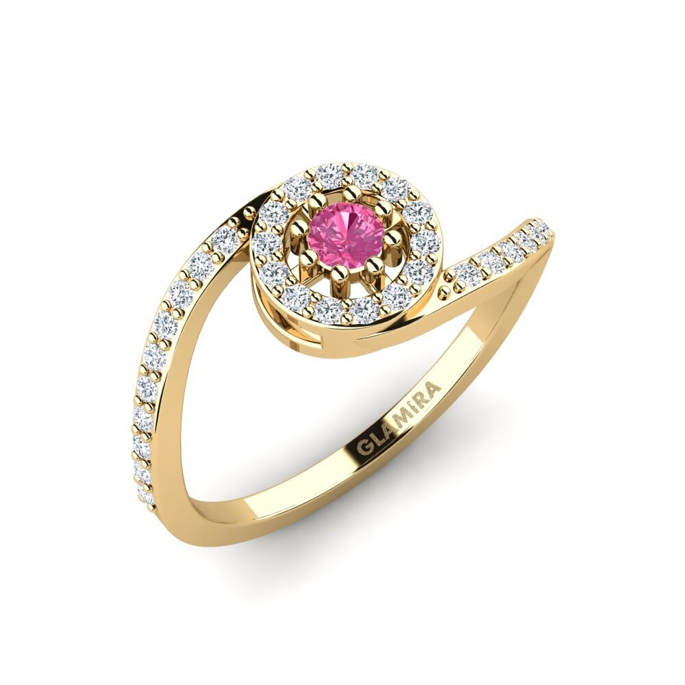 Pink Tourmaline Engagement Ring Fyhtes