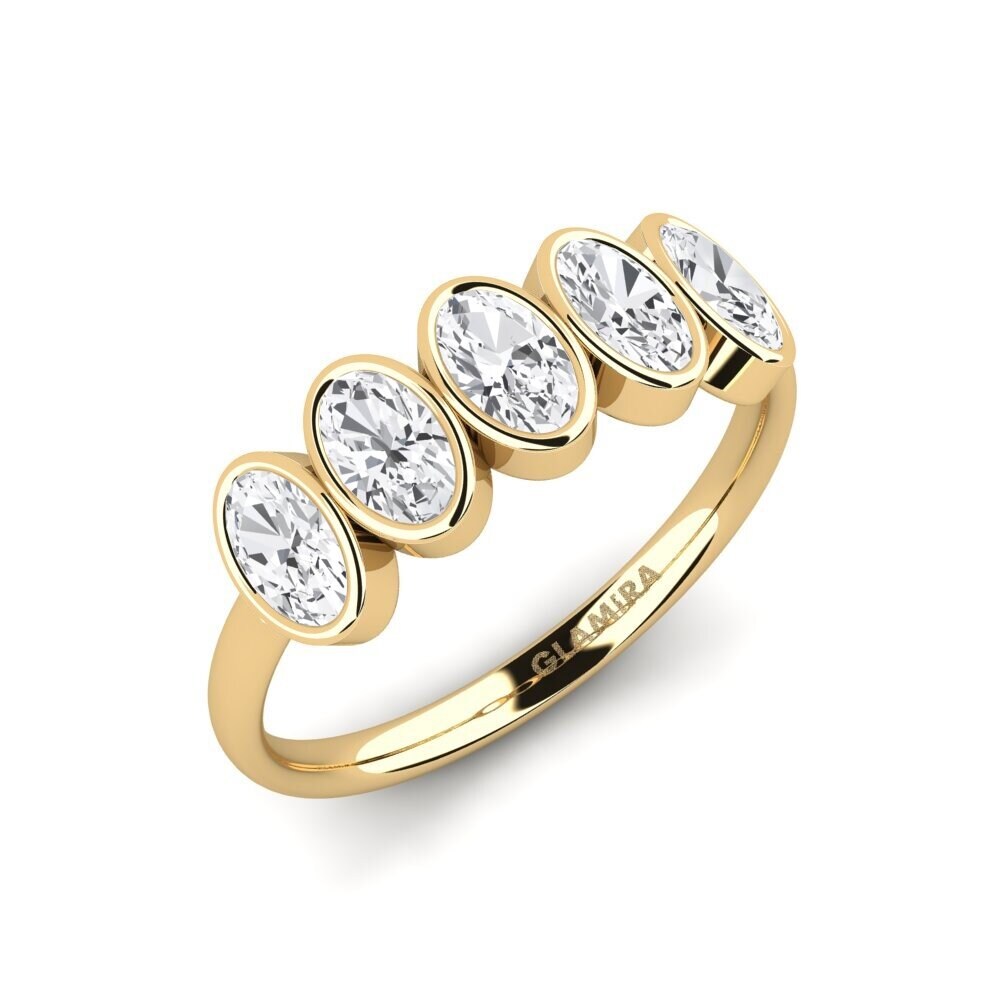 Đá Sapphire Trắng Nhẫn đính hôn Gidsren