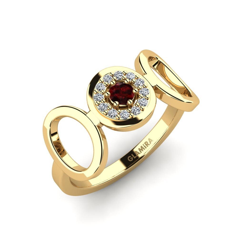 Grenat Bague de fiançailles Ilitant