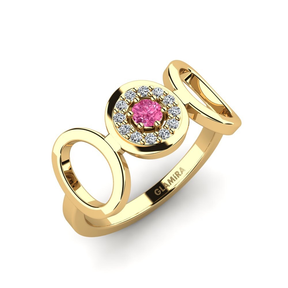 Pink Tourmaline Engagement Ring Ilitant