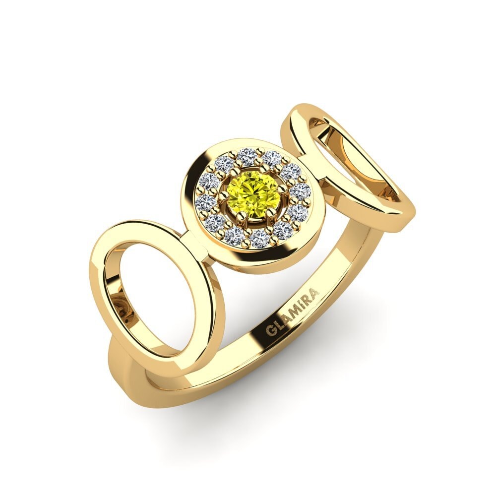 Yellow Diamond Engagement Ring Ilitant
