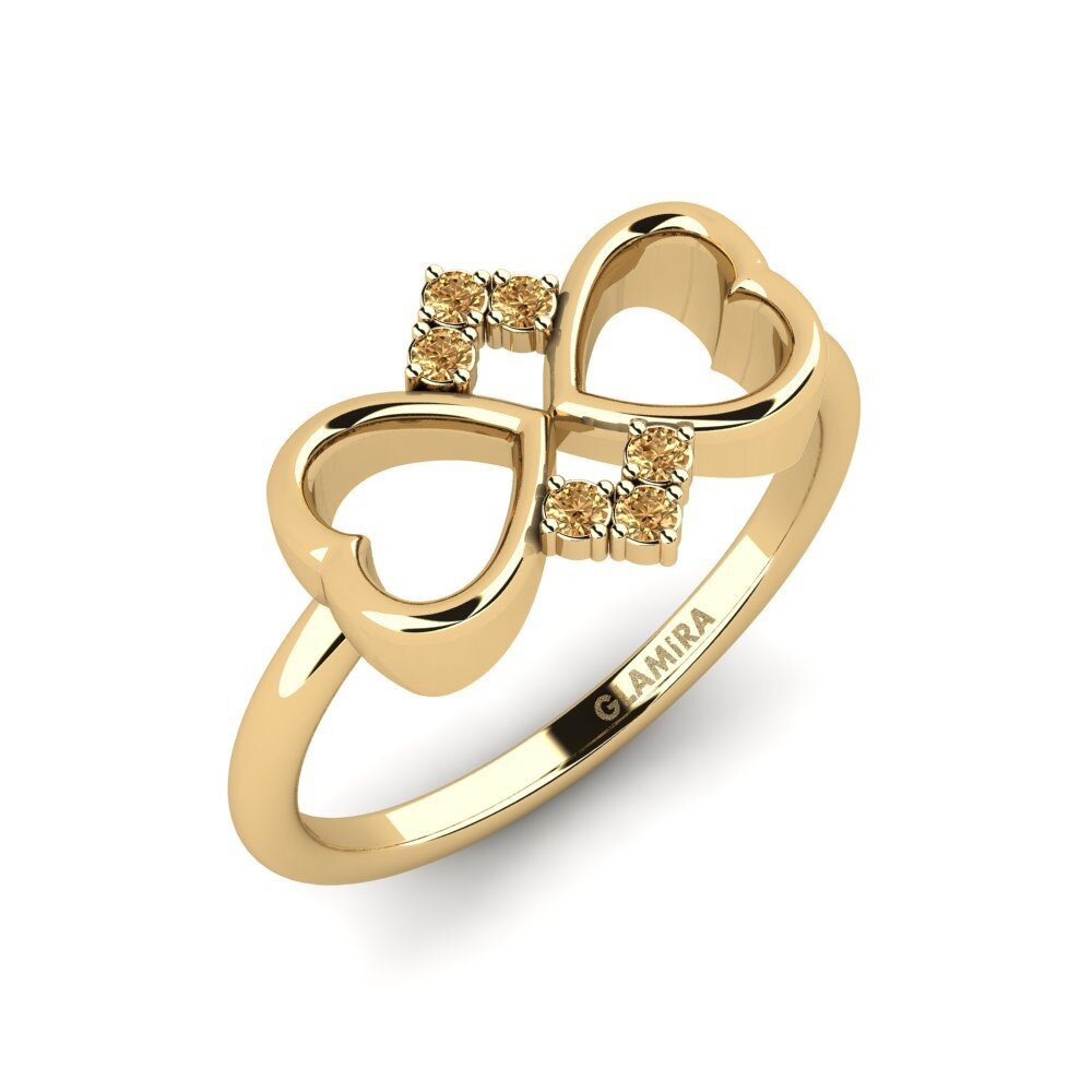 Brown Diamond Engagement Ring Paretke