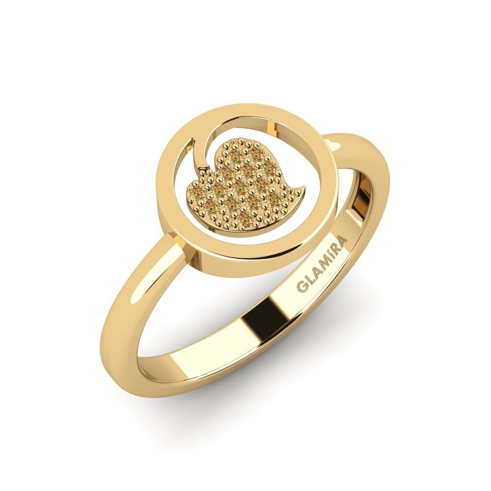 Brown Diamond Engagement Ring Pbeat