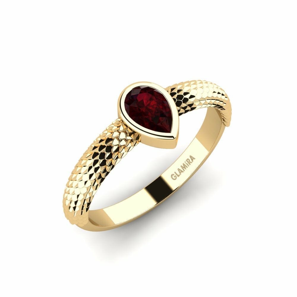 Grenat Bague de fiançailles Priest
