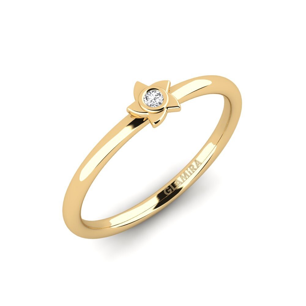 White sapphire Engagement Ring Torrosc