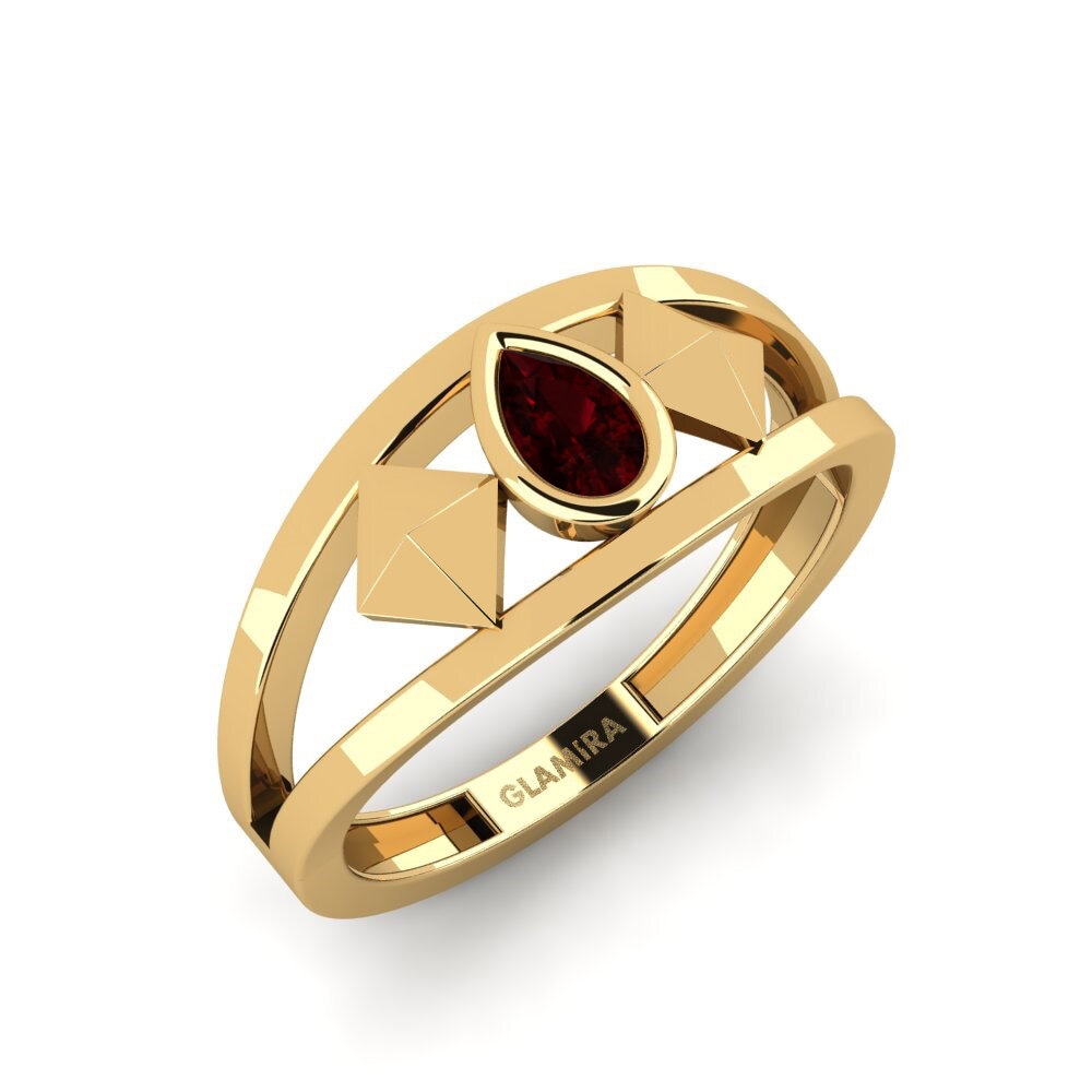 Grenat Bague de fiançailles Zfarel
