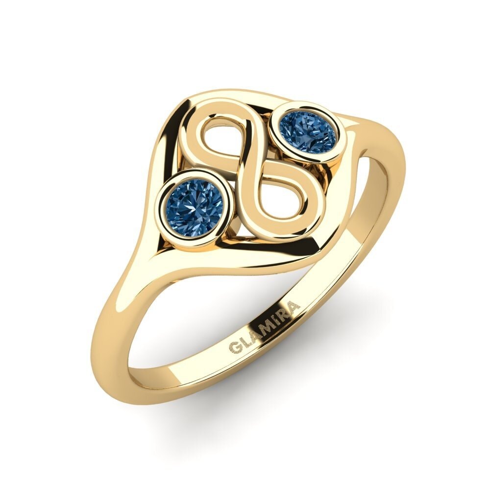 Blue Diamond Engagement Ring Ociramma