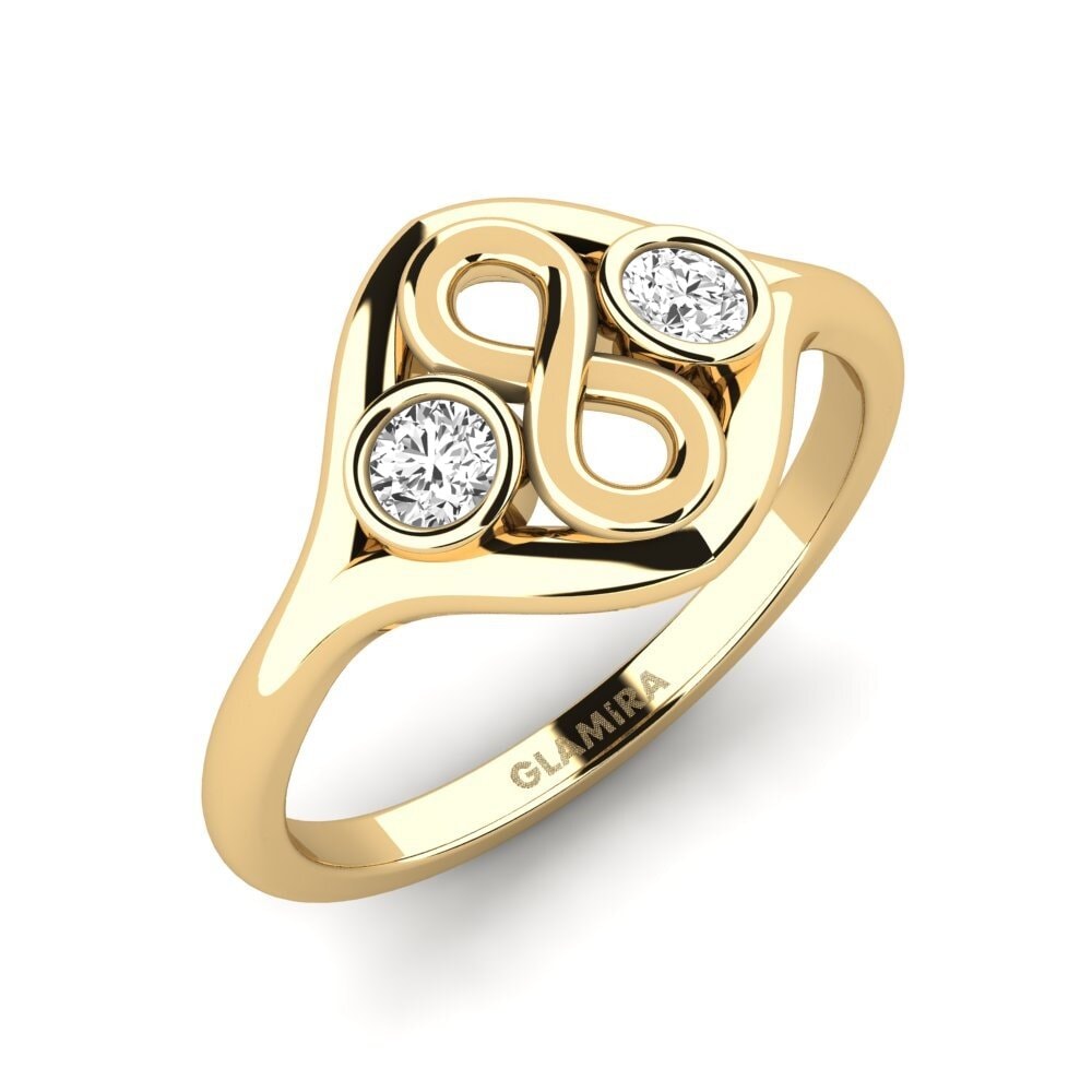 White sapphire Engagement Ring Ociramma